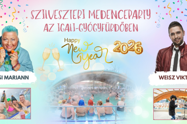 Szilvesztery Medenceparty az Igali-Gyógyfürdőben